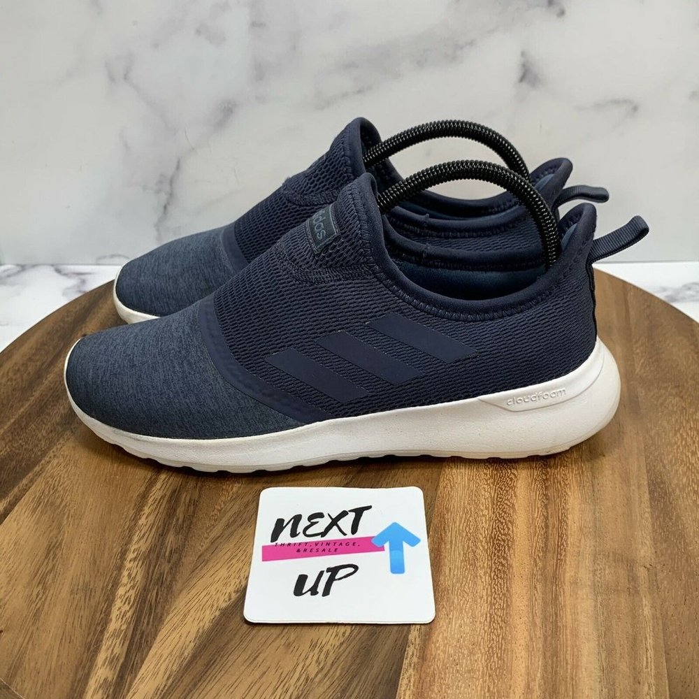 Adidas Lite Racer Slip On Blue Comfort Sneaker Women's size 9